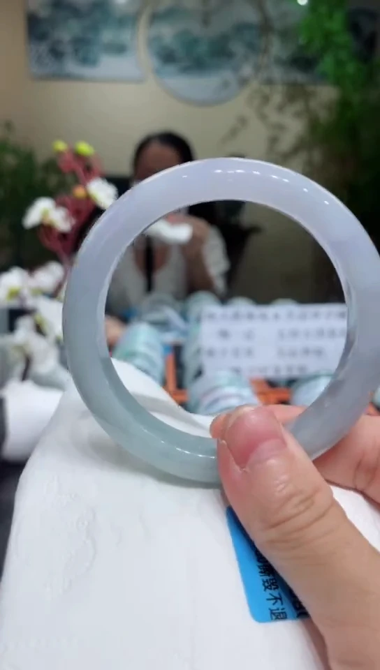 未镶嵌手镯翡翠圈口5758