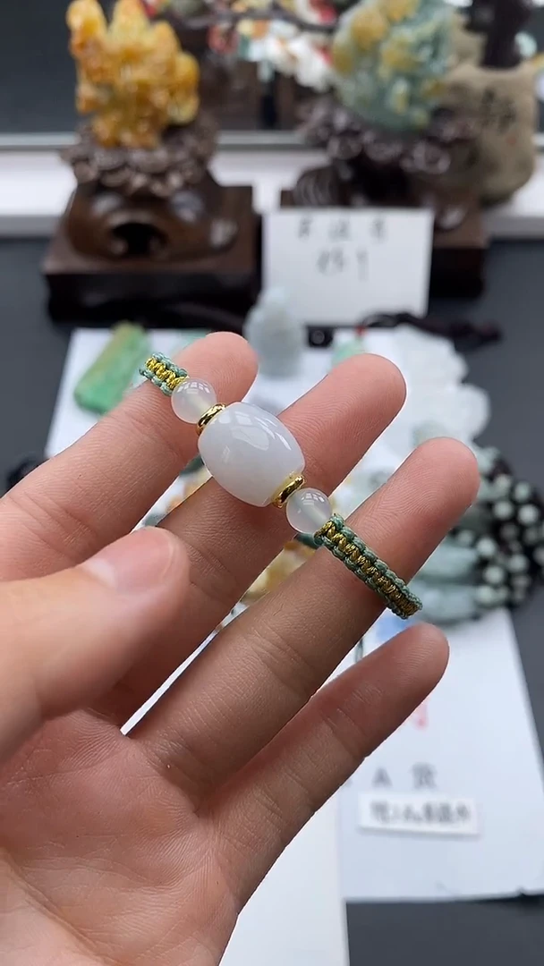 颈饰未镶嵌翡翠天然缅甸A货翡翠