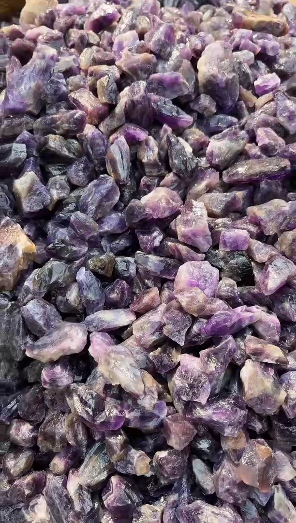 【闪购商品】水晶摆件未镶嵌紫水晶碎石500ｇ