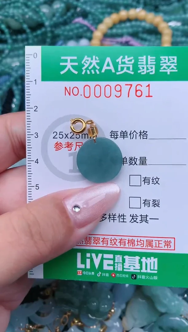 翡翠未镶嵌颈饰.0009761