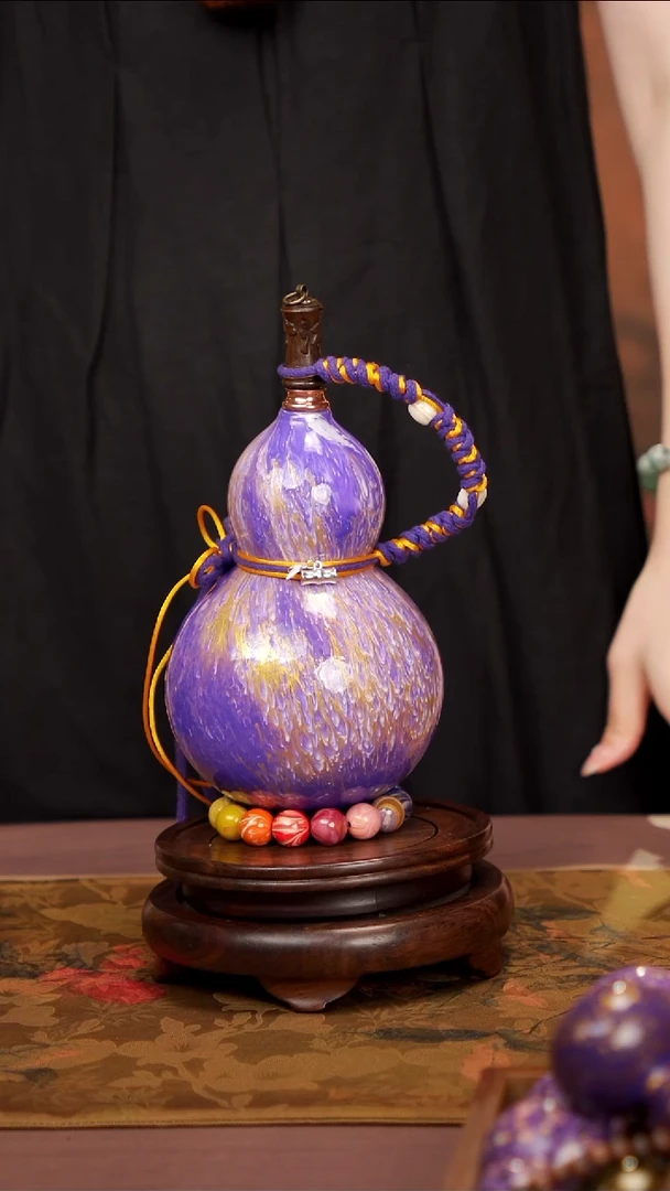 328易林高端工艺大漆酒葫芦--158