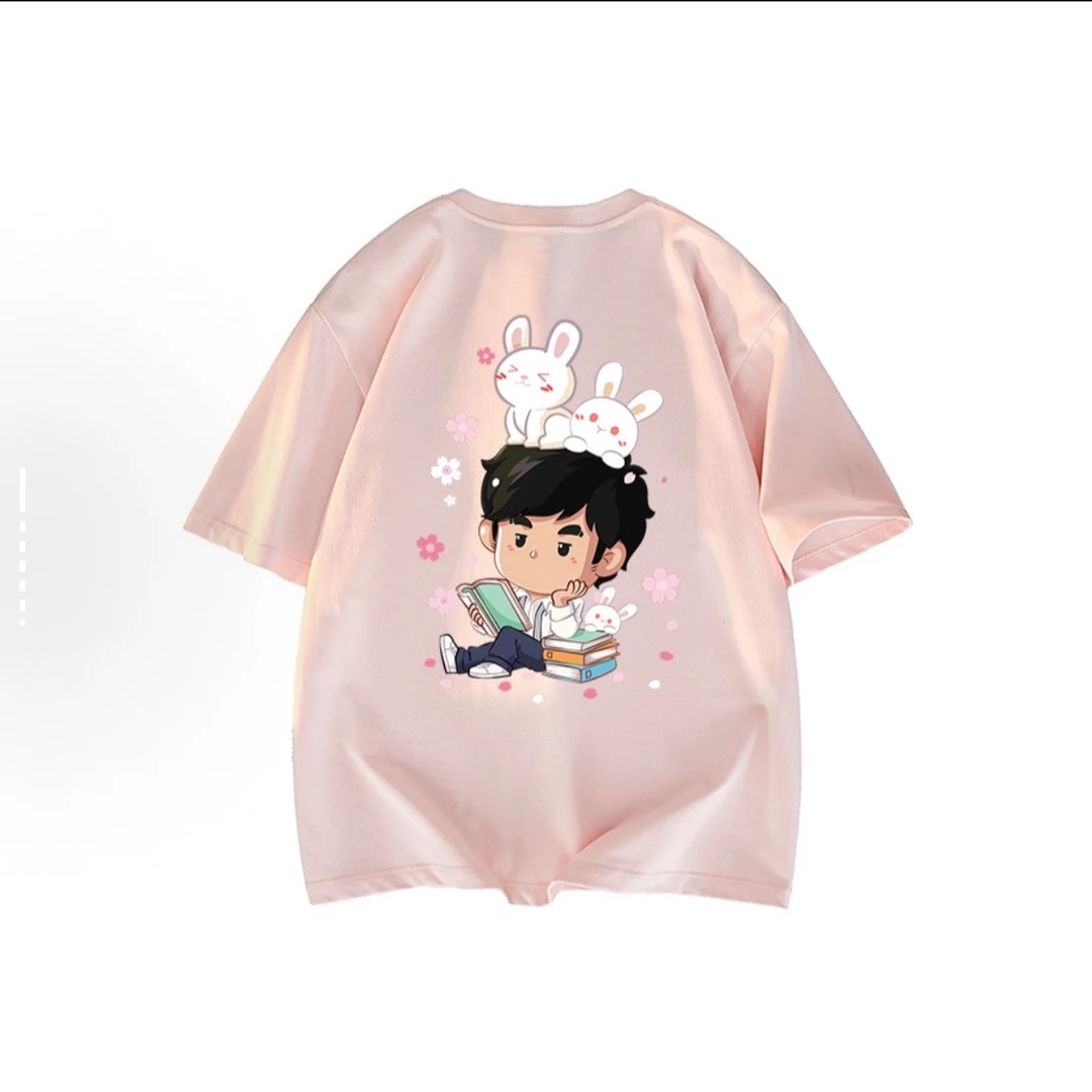 周杰伦周同学【香港限定】情侣宽松型短袖T恤街头圆领小众潮流