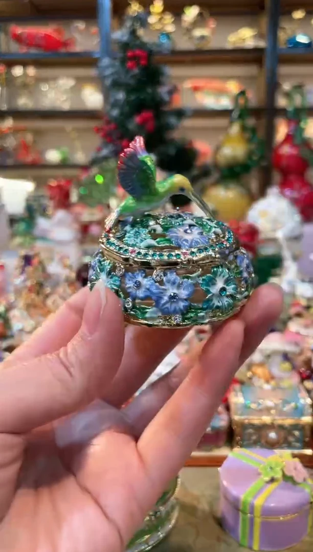 【闪购商品】精致珐琅彩首饰盒