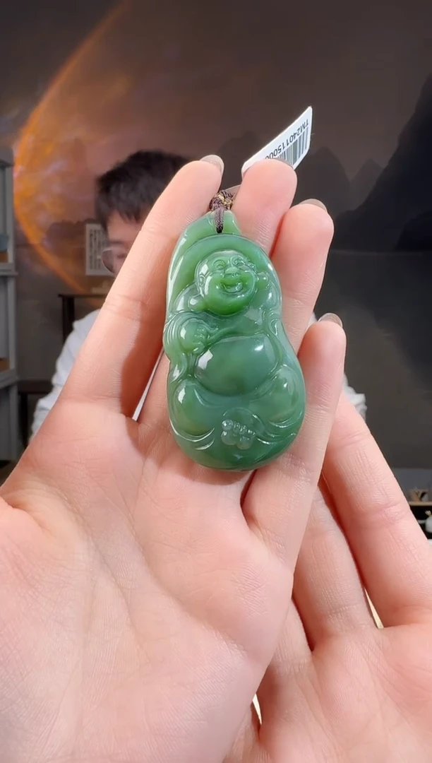 颈饰未镶嵌和田玉佛牌61.7/32.2/13.5