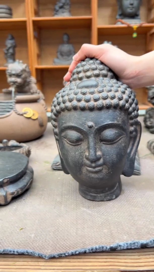 陶土【火山泥】小佛首