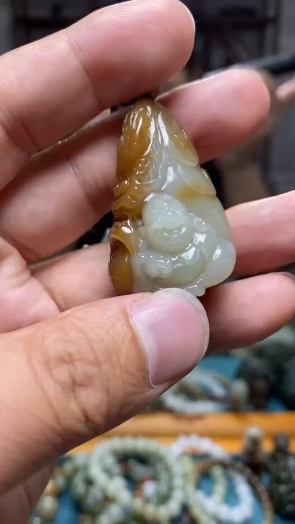 和田玉未镶嵌颈饰54