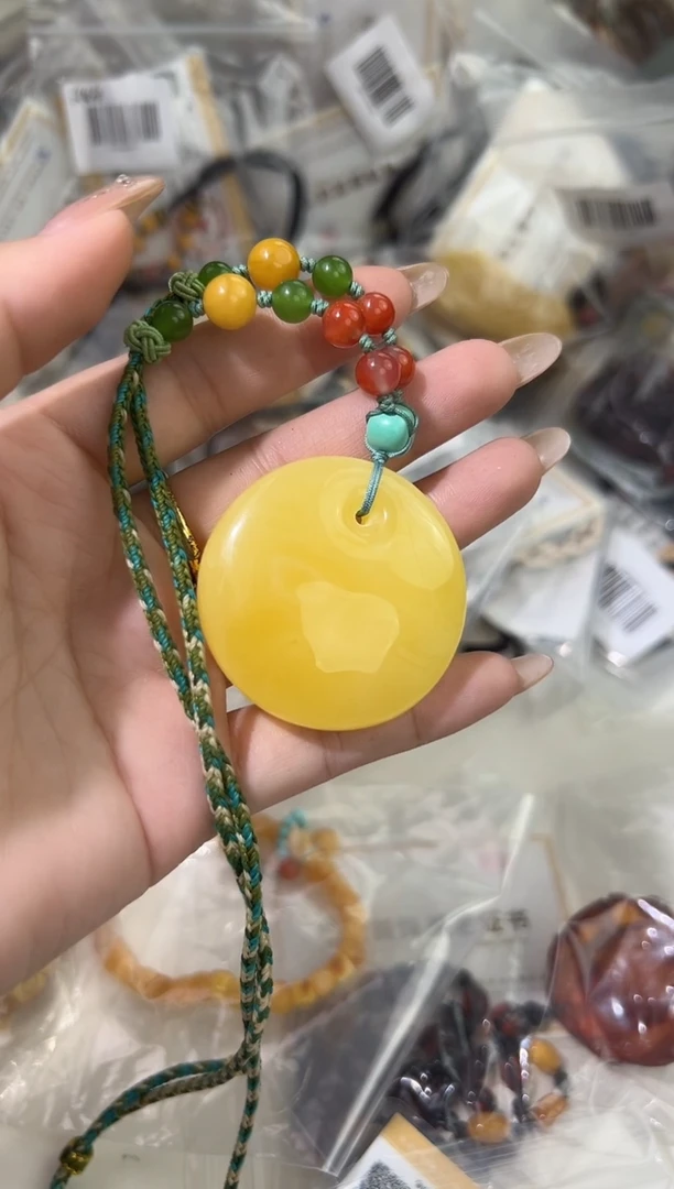 裸石琥珀未镶嵌天然琥珀蜜蜡吊坠