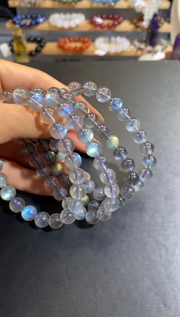 【闪购商品】长石手链未镶嵌8mm多样性发一