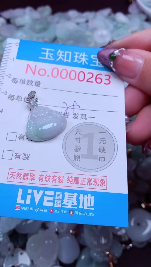 吊坠(不含链)未镶嵌翡翠263