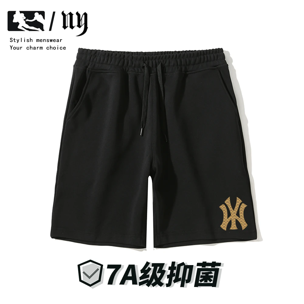 【7A抑菌】老花短裤吸汗宽松五分裤宽松中裤男士印花休闲短裤NY16