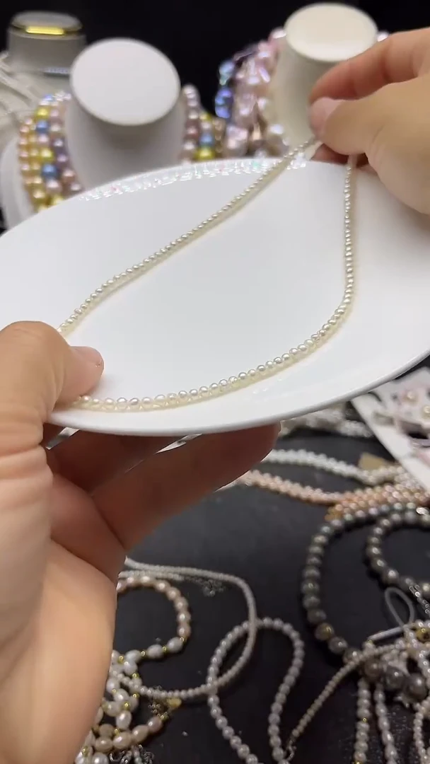 颈饰未镶嵌淡水珍珠多人