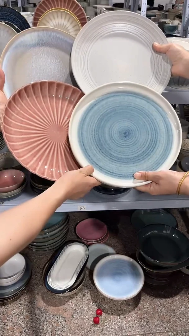 瓷片外贸尾货瑕疵满20包邮X4 大盘组合