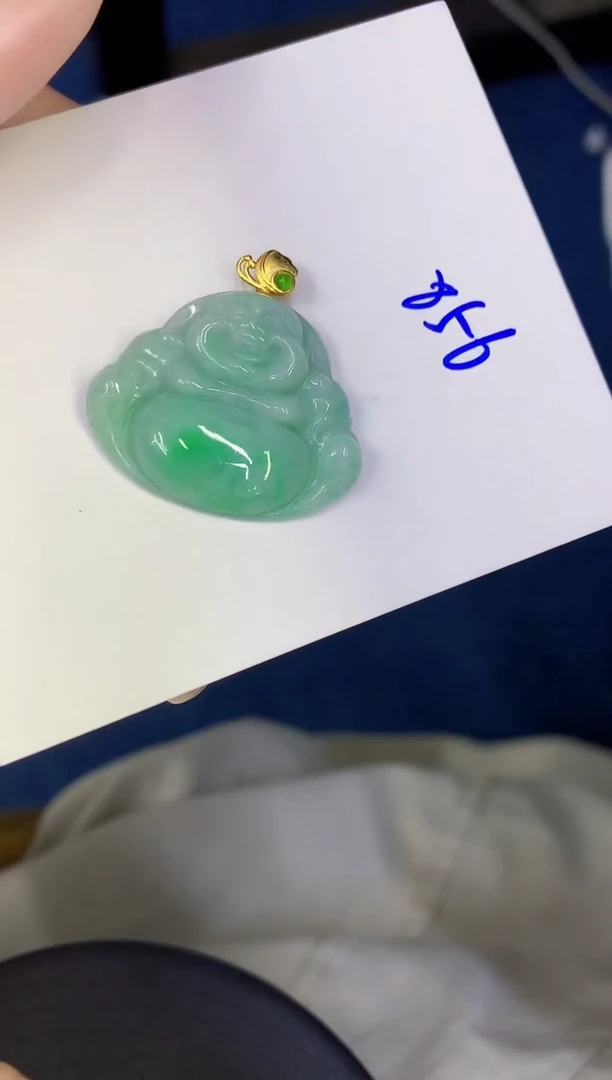 颈饰未镶嵌翡翠缅甸天然翡翠A货