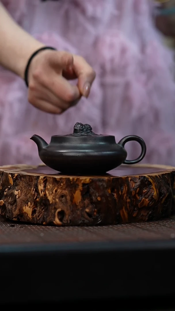 茶壶紫砂宜兴岁颐传砂原矿全手13