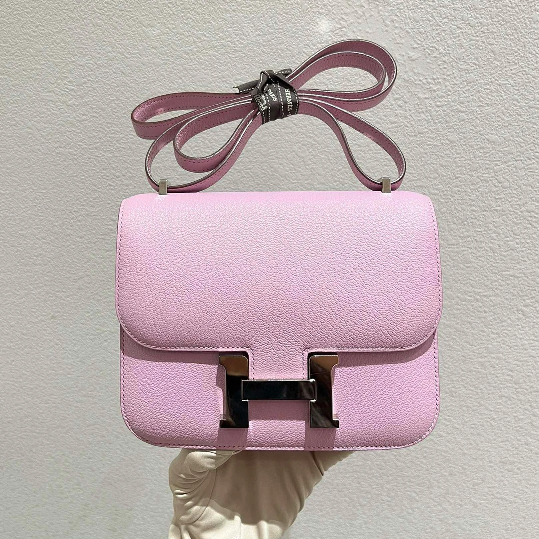 99新 Hermes/爱马仕 二手 Constance 康康19 x9锦葵紫  z