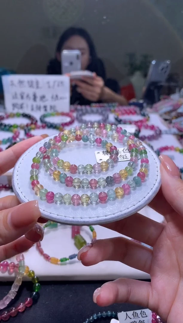 未镶嵌手串碧玺A28【天然碧玺】