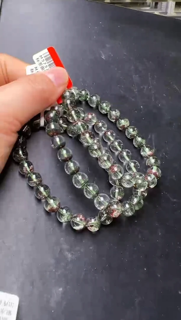 未镶嵌手串水晶绿幽灵手串8m+ M57576 多样性发一
