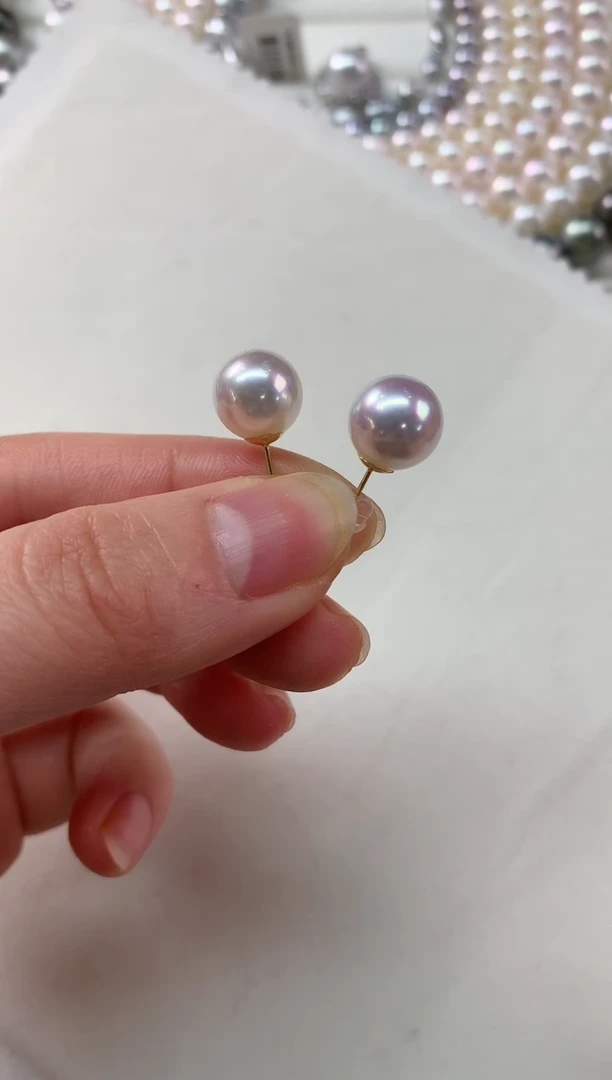 【闪购商品】海水珍珠耳饰18K金镶嵌Z705|2380