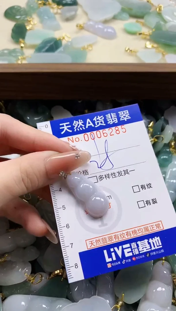 颈饰未镶嵌翡翠天然A货翡翠