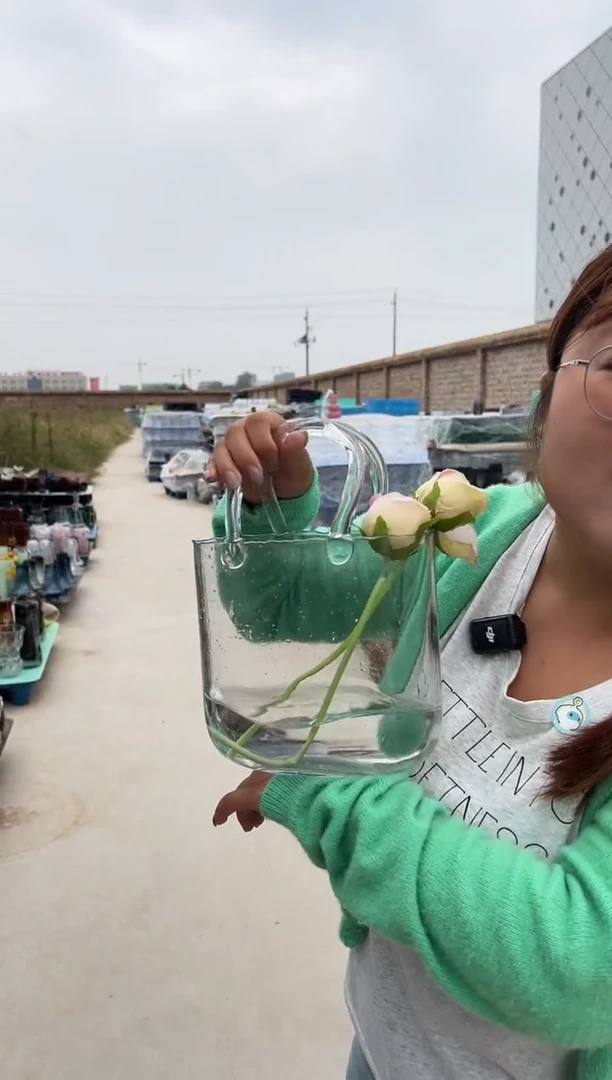 花瓶客厅餐桌插花装饰好物老包包