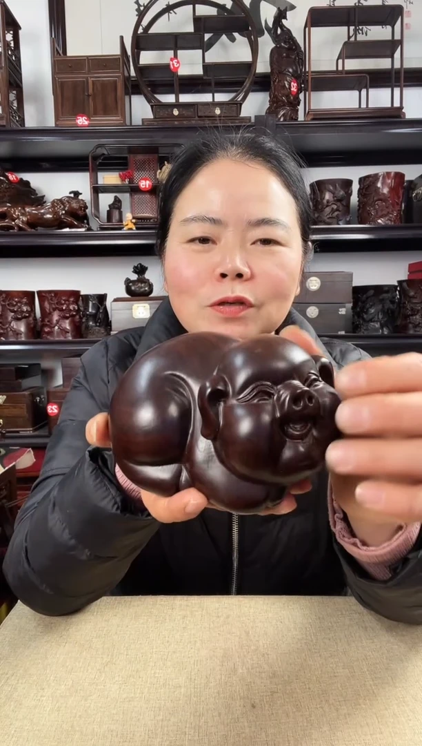 木大猪老李红木工艺品