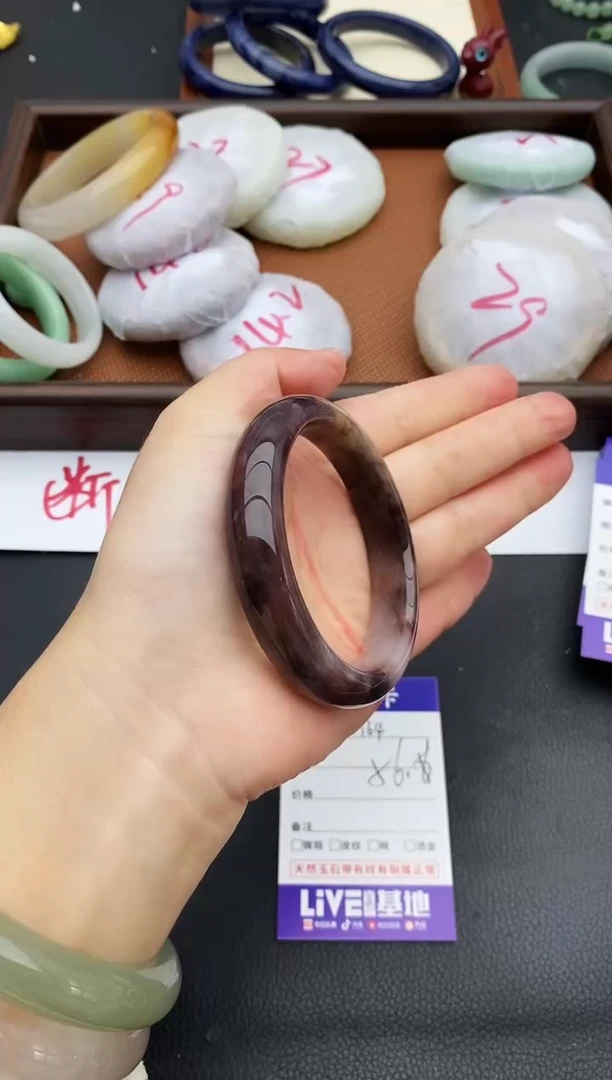 未镶嵌手镯石英质玉164+56.5