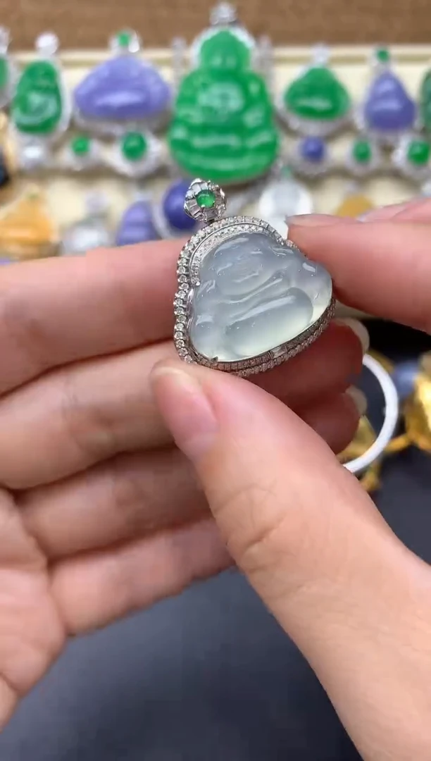 【闪购商品】翡翠颈饰18K金镶嵌295-中国好珍宝