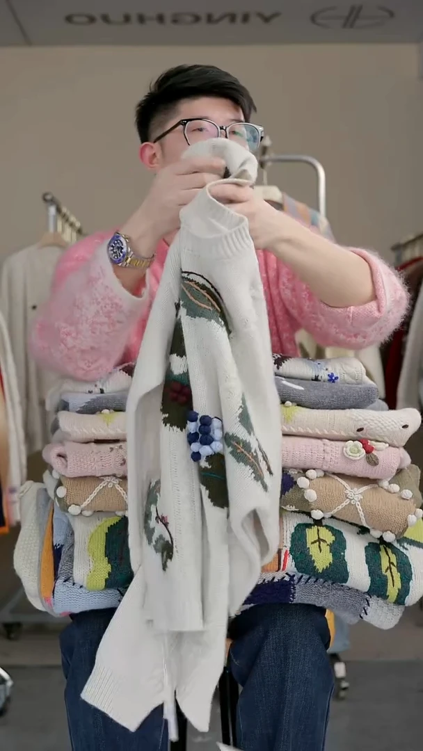 硬货世贸商场毛衣女单件秒发