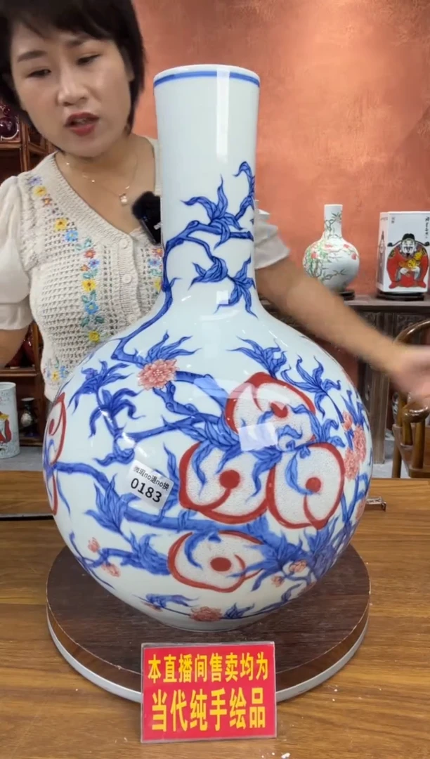 吴义松陶盟手绘陶瓷编码：0183