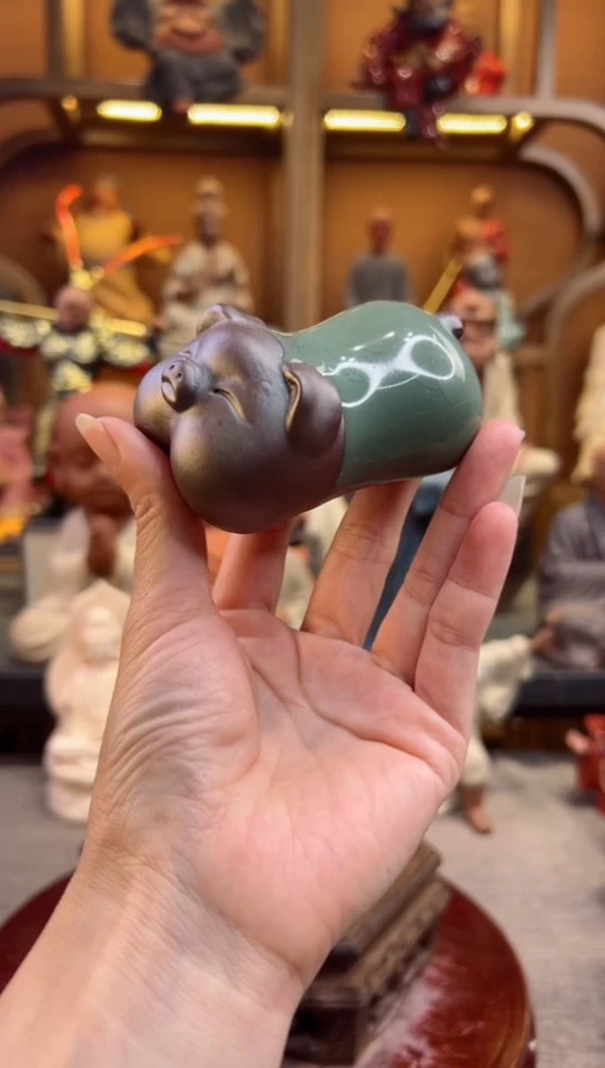 紫砂茶宠器闵茶宠摆件
