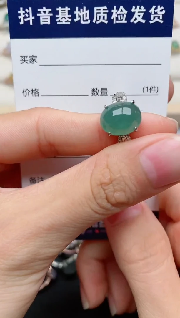 【闪购商品】翡翠戒指银S925镶嵌.............