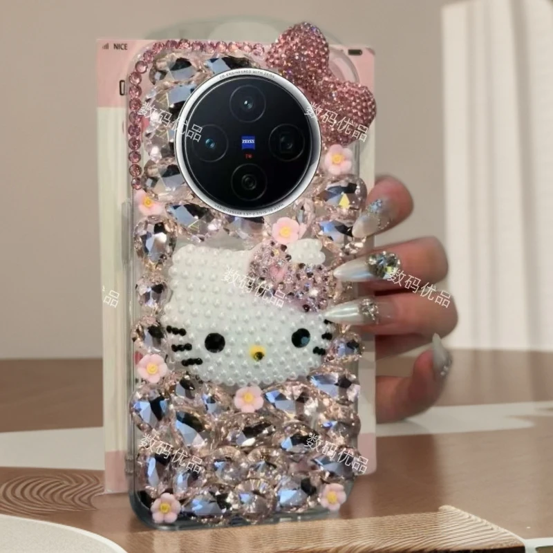 Hello kitty适用vivox200s手机壳x200pro奢华Ultra新款V2458A全包