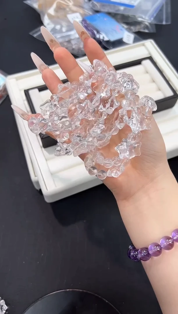 水晶手链未镶嵌19c多样性发其一【1条】默认微瑕