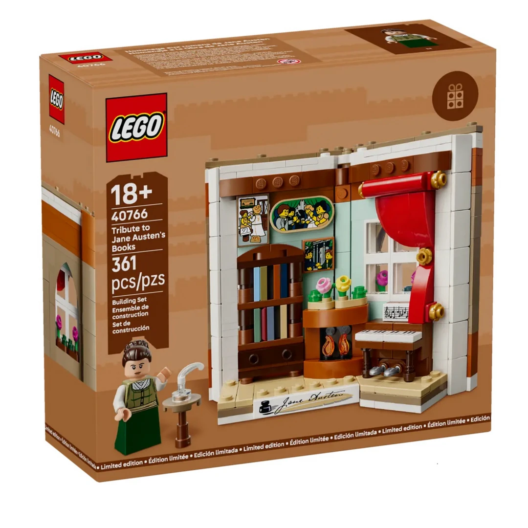 乐高40766向简·奥斯汀的著作致敬积木玩具