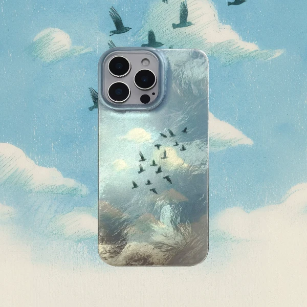 鸟之诗·适用苹果16pro小米15iphone16华为mate70原创高级感手机壳
