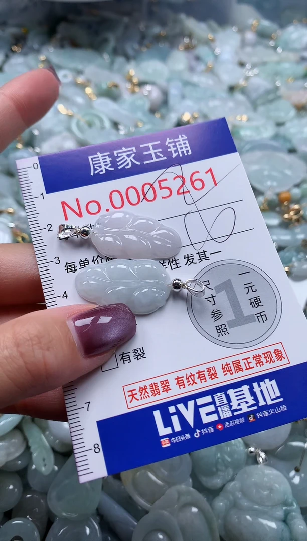 翡翠未镶嵌吊坠(不含链)5261