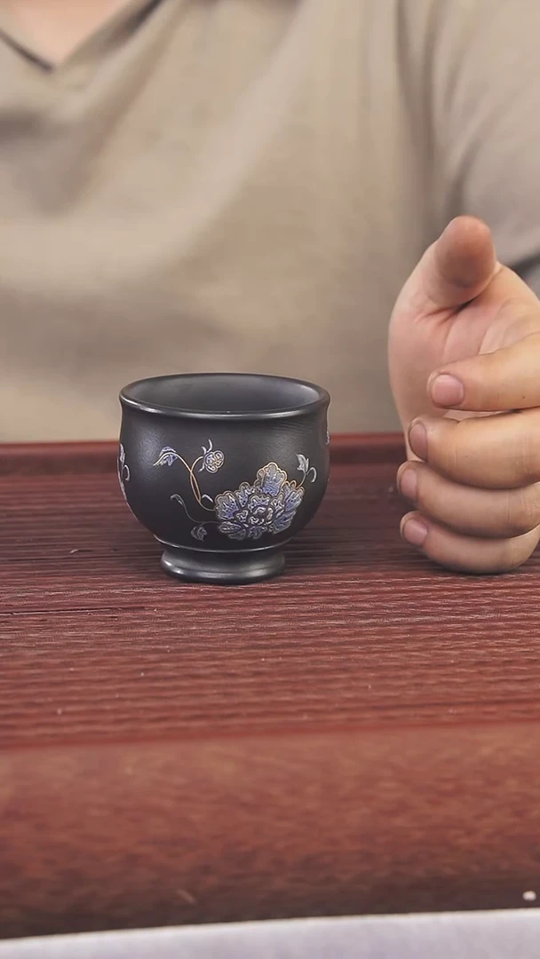 茶壶紫砂120cc顾氏手工紫砂