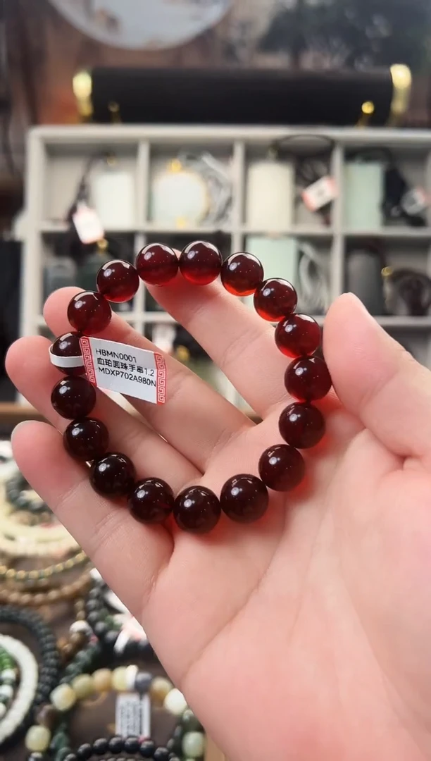 手串琥珀未镶嵌HBMN0001