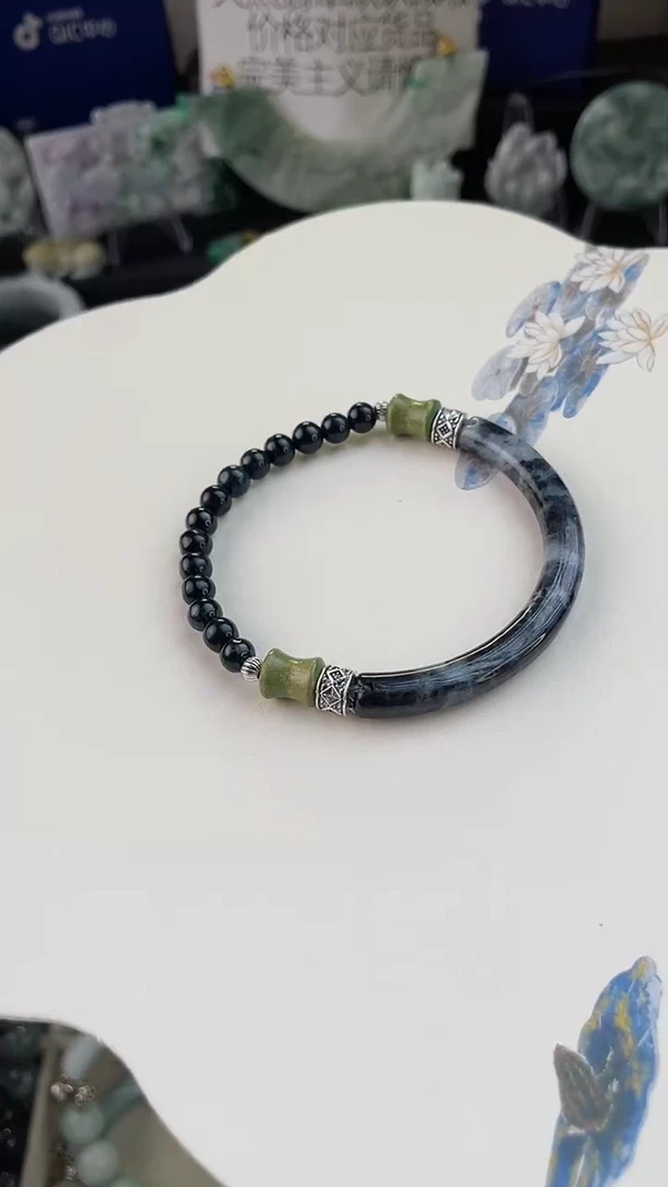 未镶嵌手链翡翠手工定制默认微瑕主播介绍为准