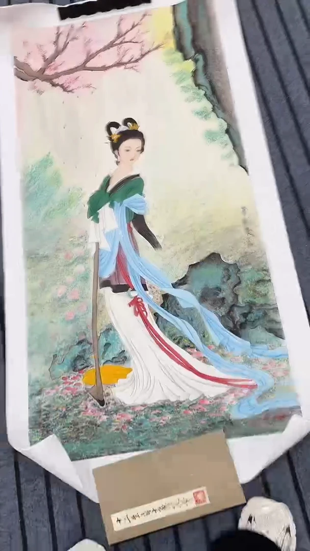 精品四尺人物作品