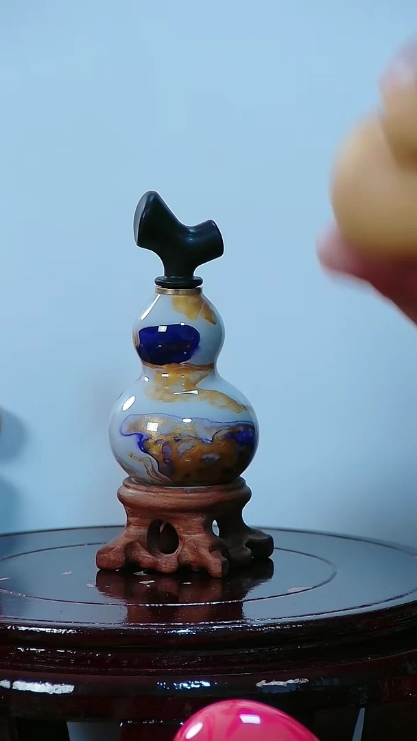 藤秦*辰青花系列葫芦摆件把件    690