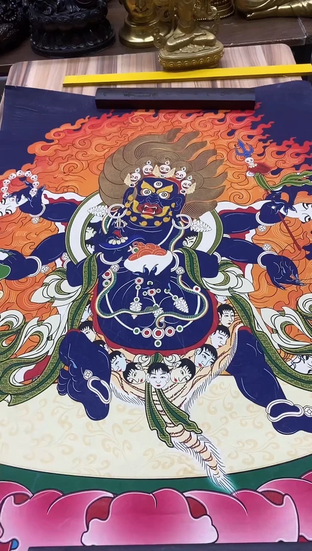 卷轴画精品挂饰 唐卡tk16311