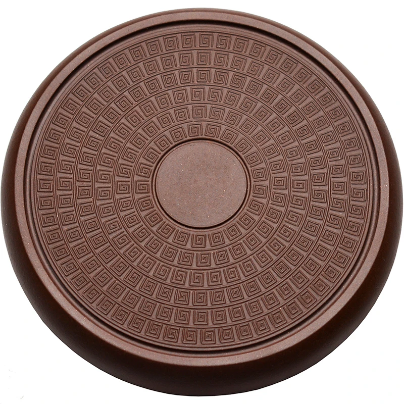 海庄宜兴紫砂壶承茶垫养壶垫杯垫茶托干泡台茶道配件回纹茶宠垫子