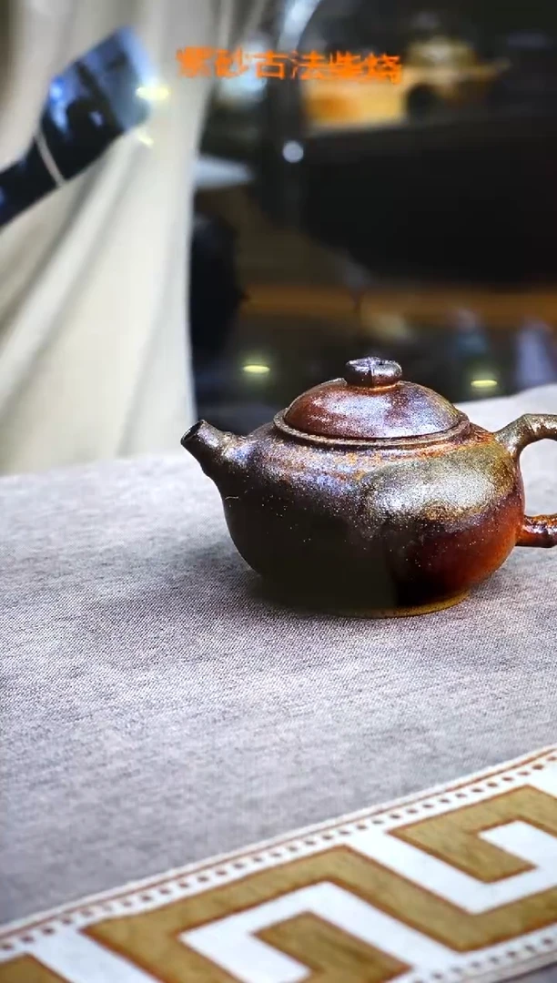 茶壶紫砂紫砂柴烧