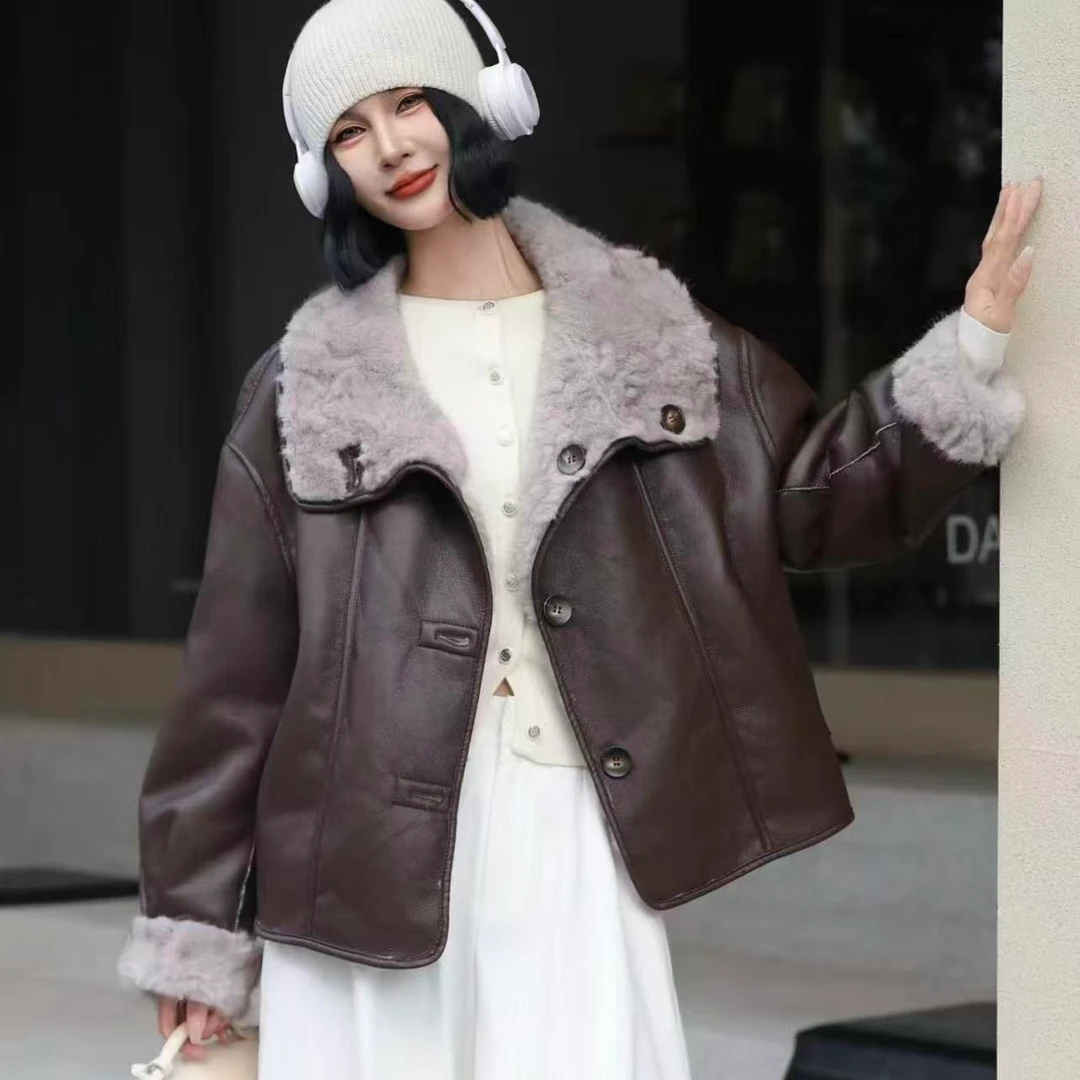 【双面双穿外套】冬季高档加厚保暖新款外套百搭女装4931[SY]J