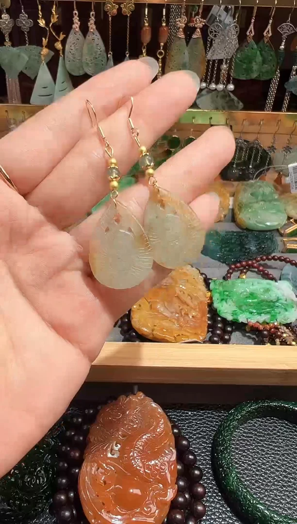 【闪购商品】翡翠耳饰未镶嵌翡翠