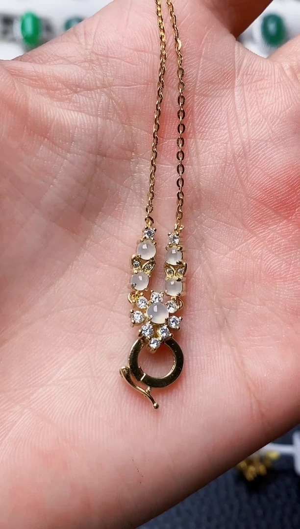 银S925镶嵌戒指翡翠1068