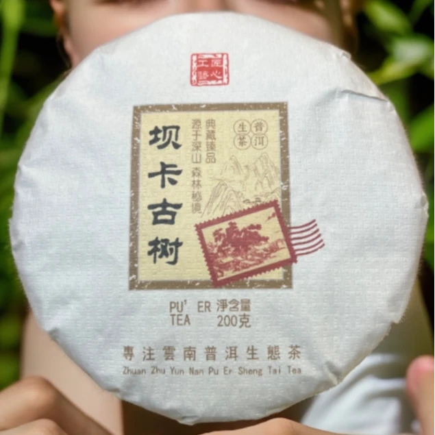 2024年坝卡古树 普洱茶 生茶 紧压茶 200g/饼