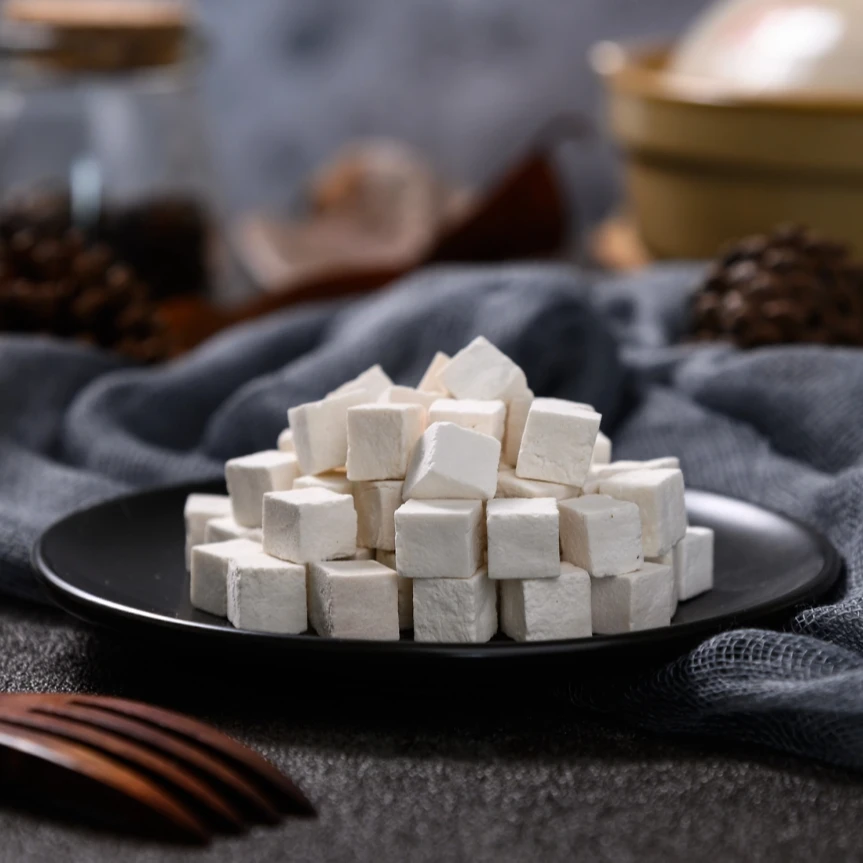 【云南茯苓丁】正品茯苓干伏苓正品白茯苓粉茯苓茶煮水煮粥炖汤