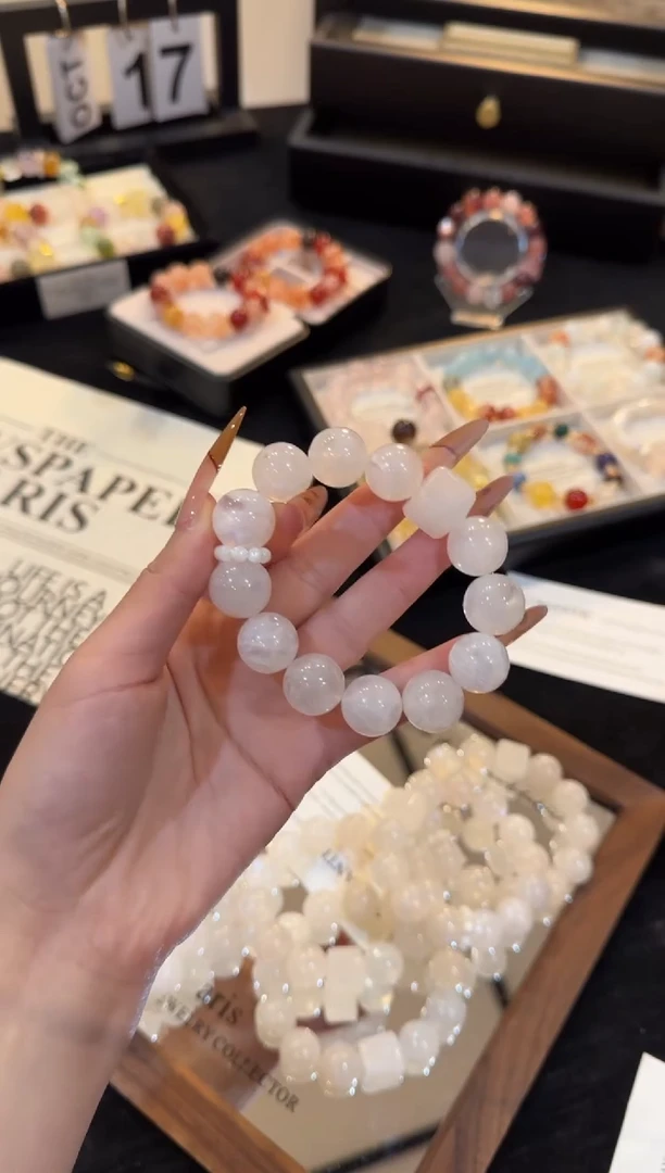 合金手链水晶雪花月光x07